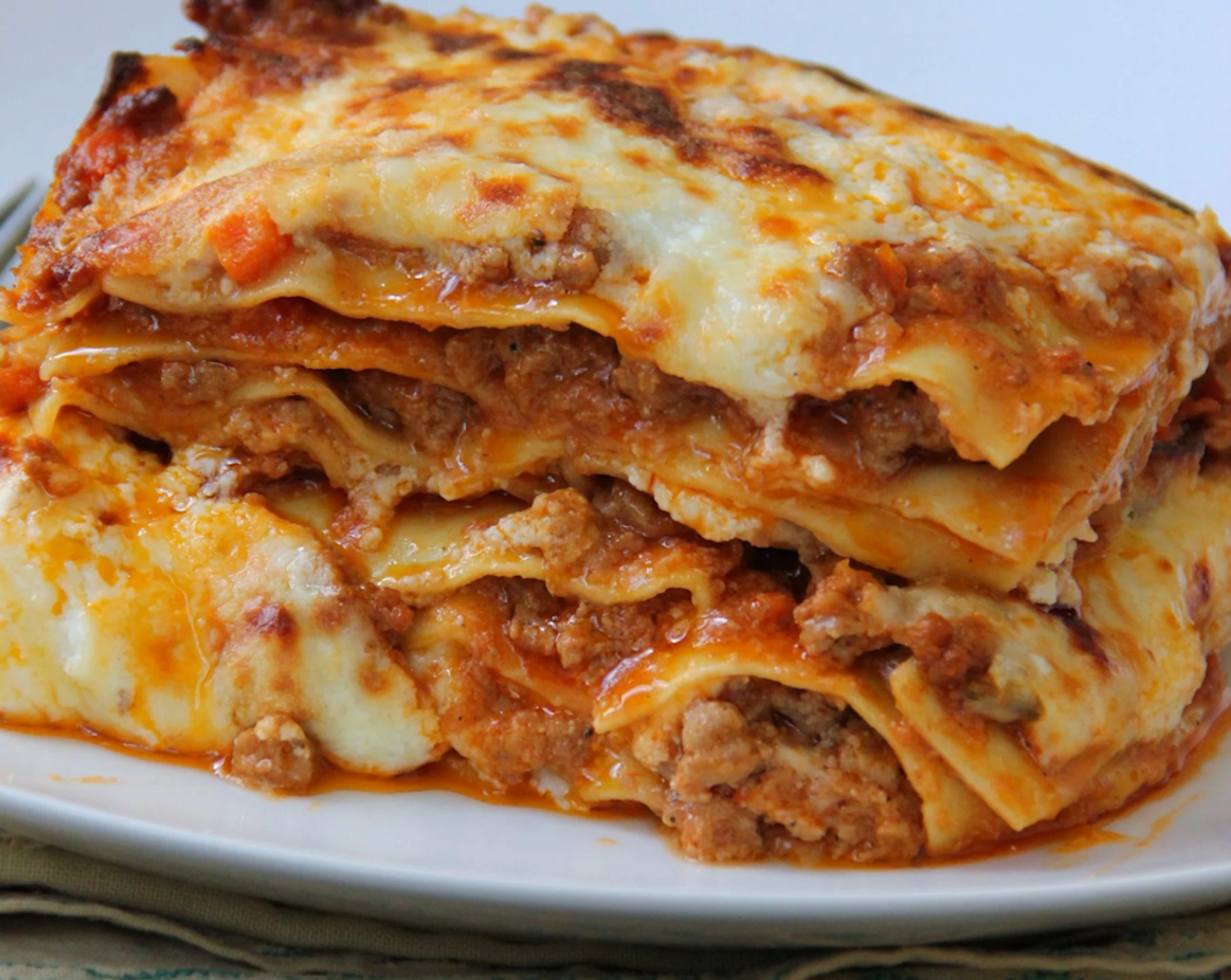 Beef Bolognese Lasagna