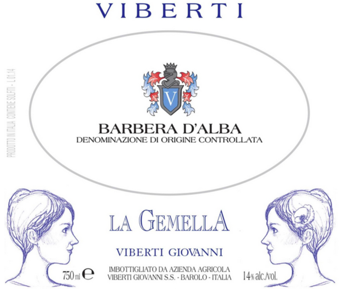 Barbera d' Alba La Gemella Viberti 2021