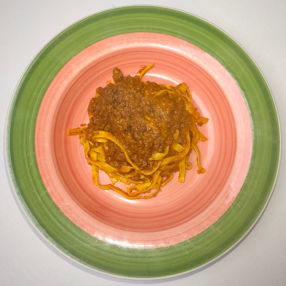 Homemade Tagliatelle with Beef Bolognese Sauce
