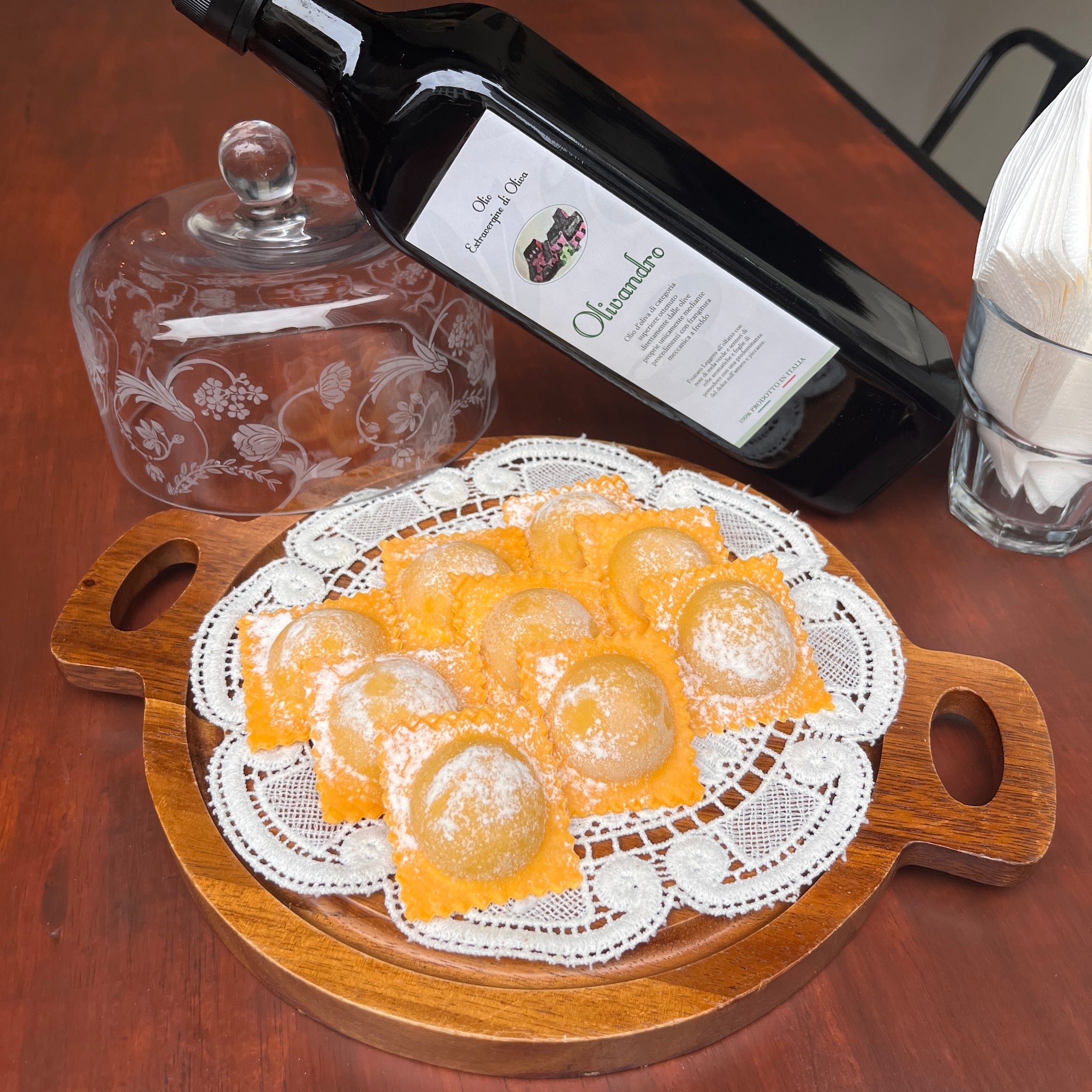 Homemade Veal Ravioli (Raw Uncooked)