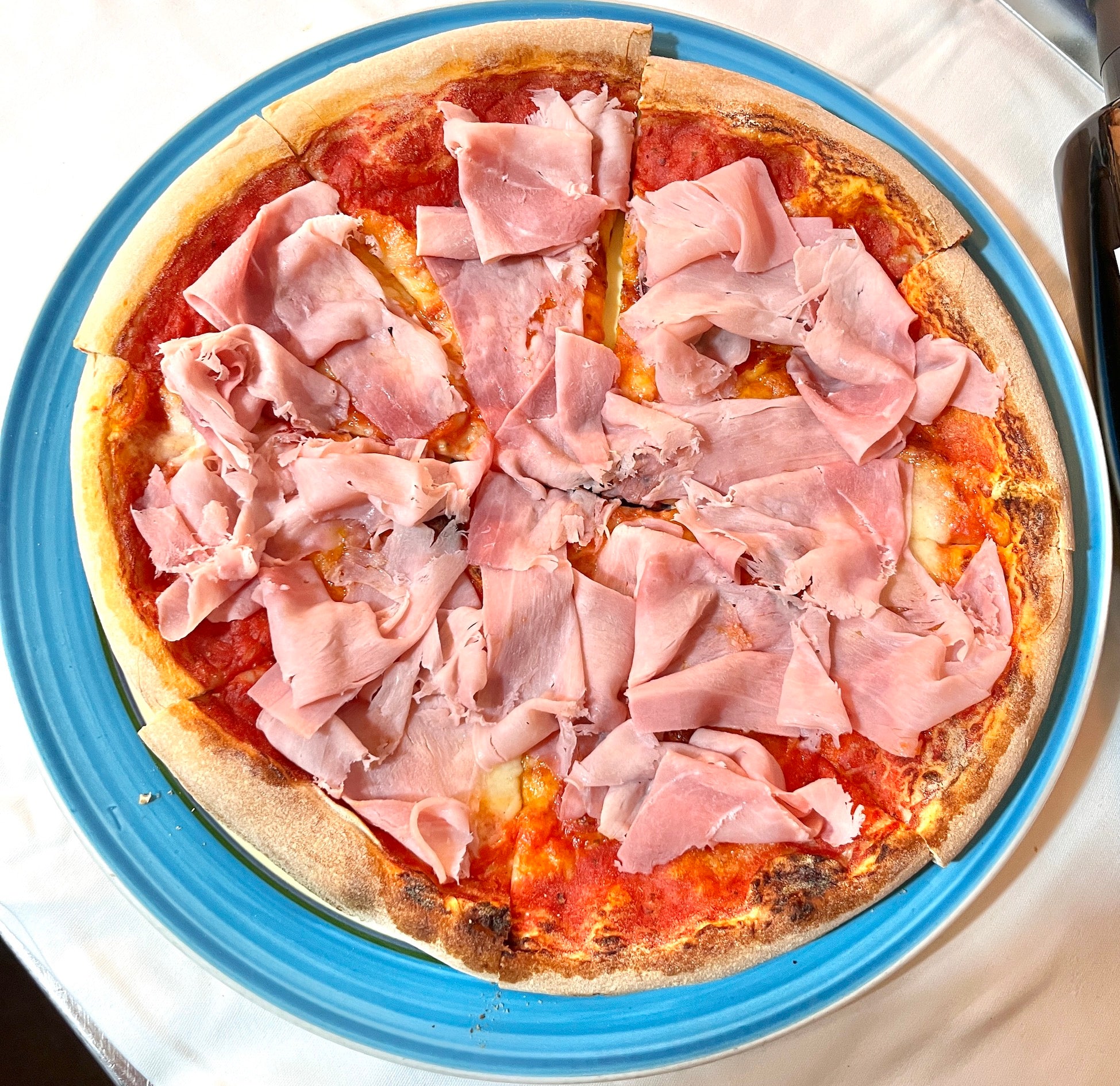 Cooked Ham Pizza