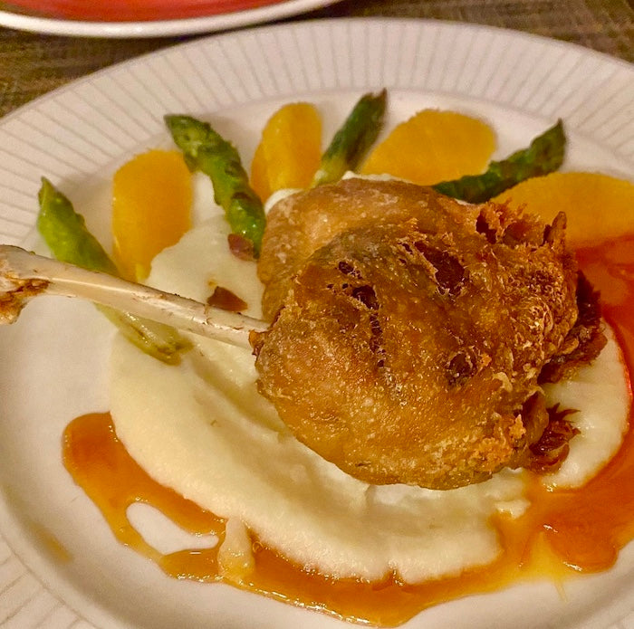 Duck Confit in Orange Sauce