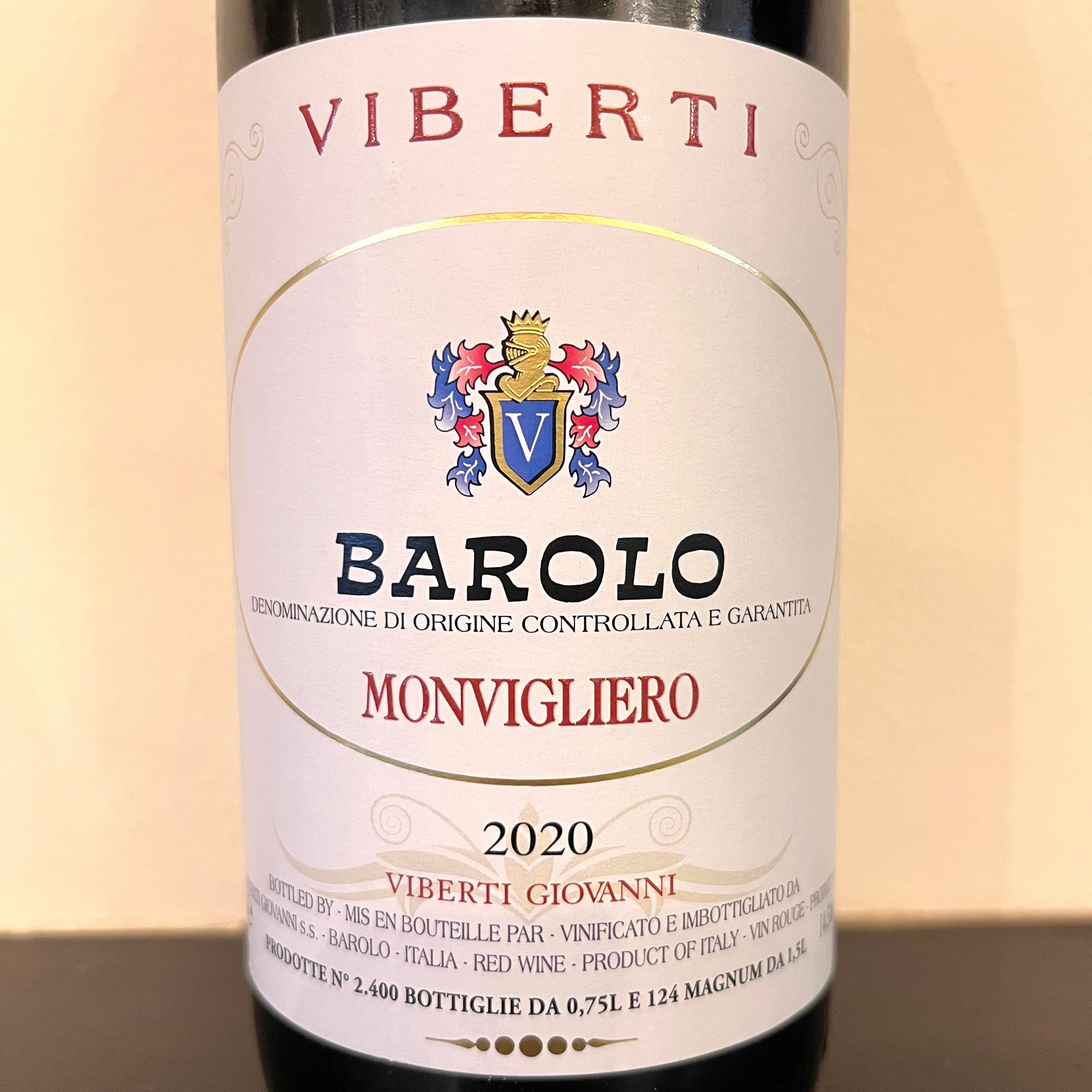 Barolo Monvigliero Viberti 2020