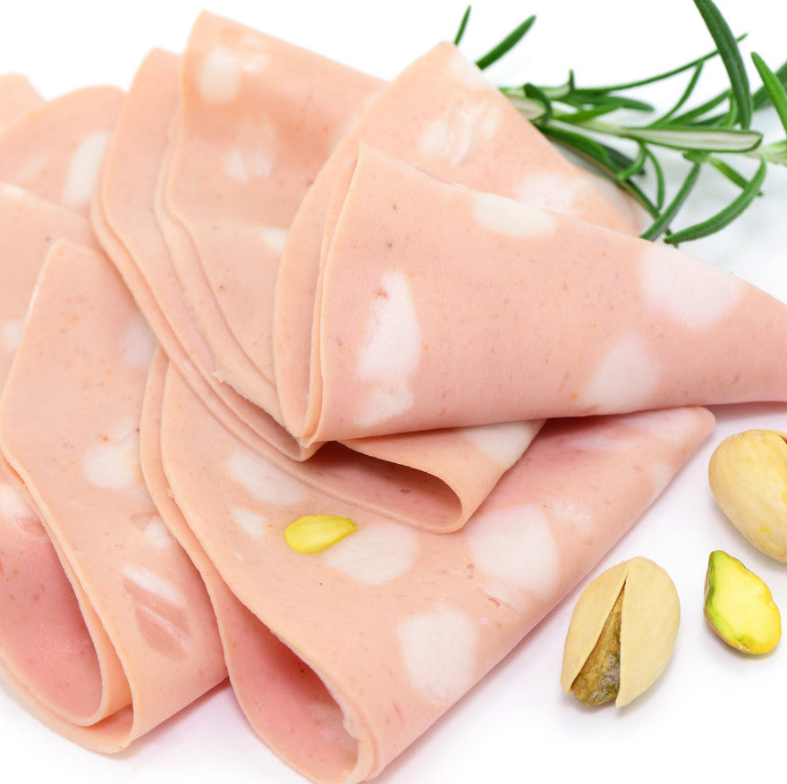 Mortadella with Pistachio (Pasteurized) (Pork)