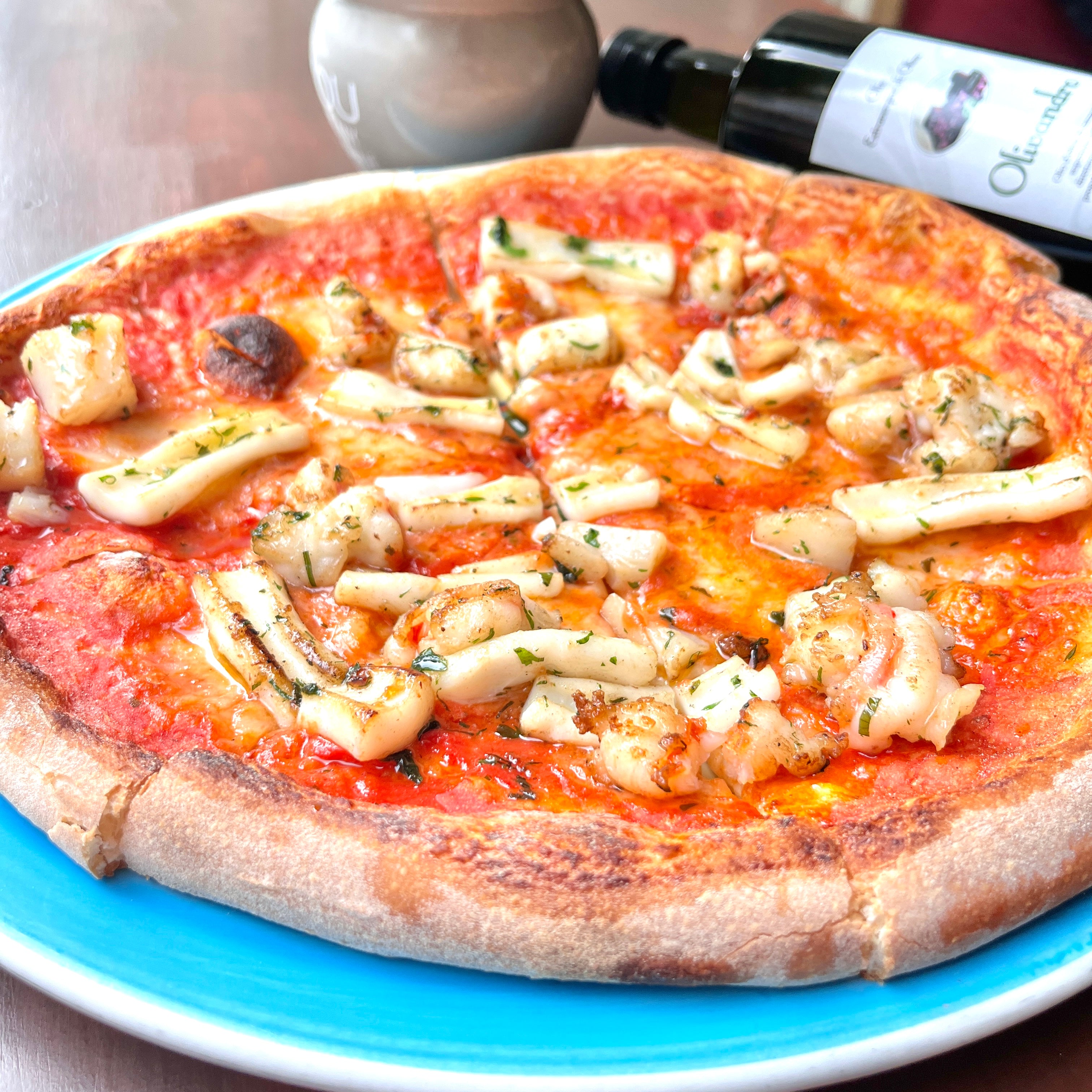 Fresh Seafood Pizza